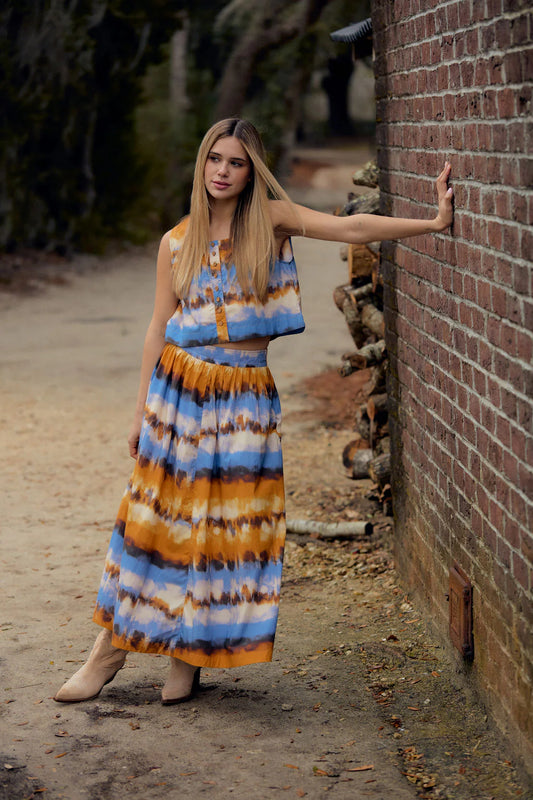 Kit Skirt in Golden Ombre