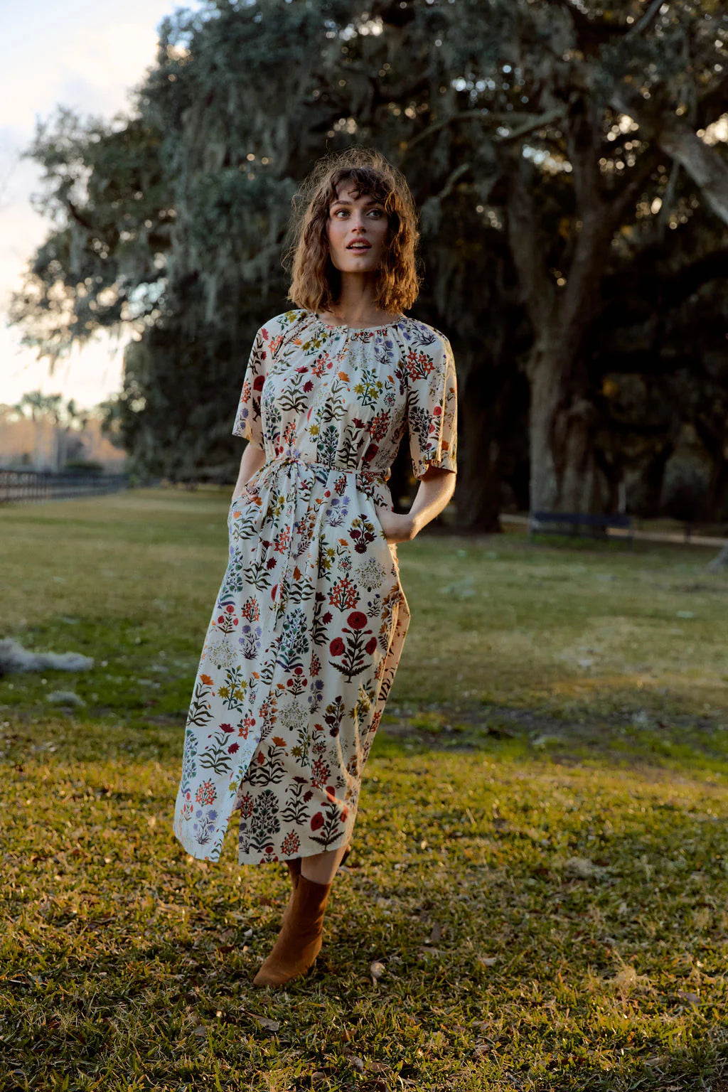 Faye Dress in Garden of Wales