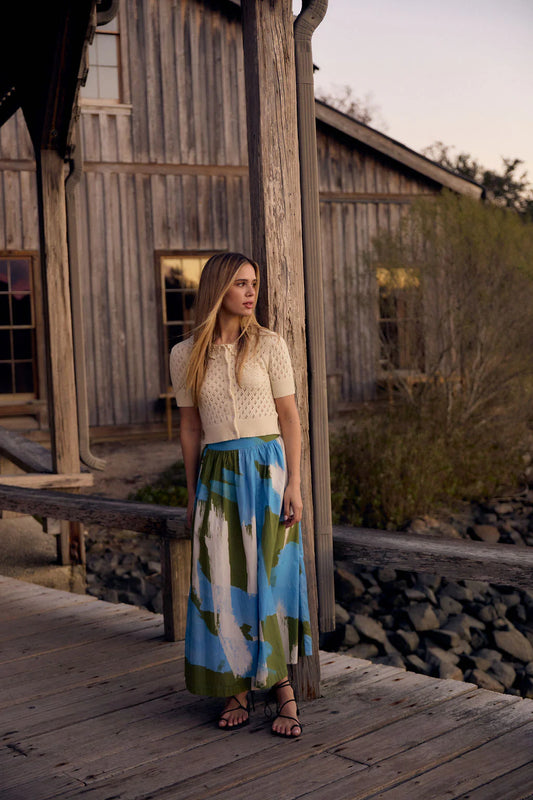 Kit Skirt in Brushstroke