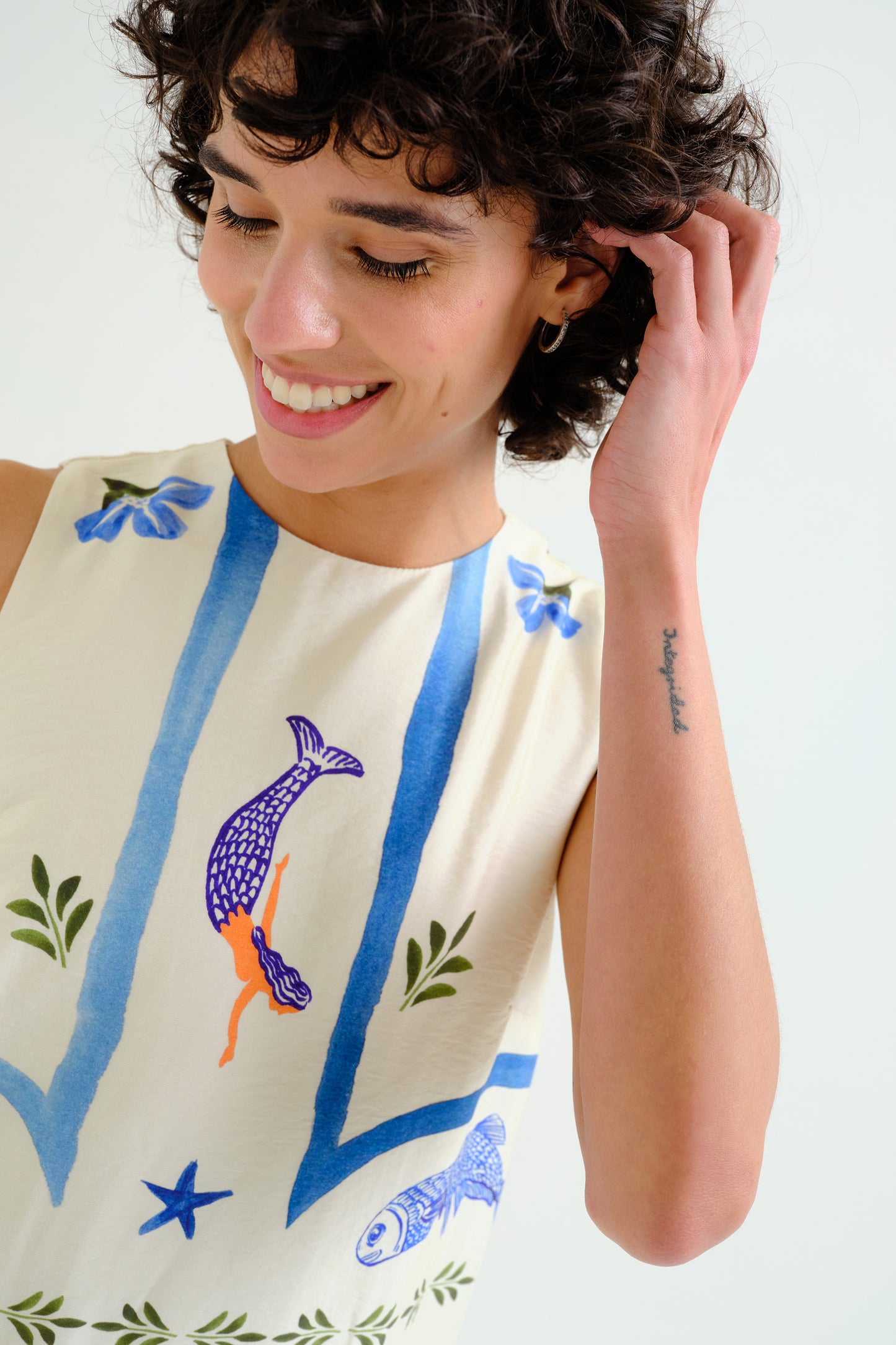 Island Palms Long Dress