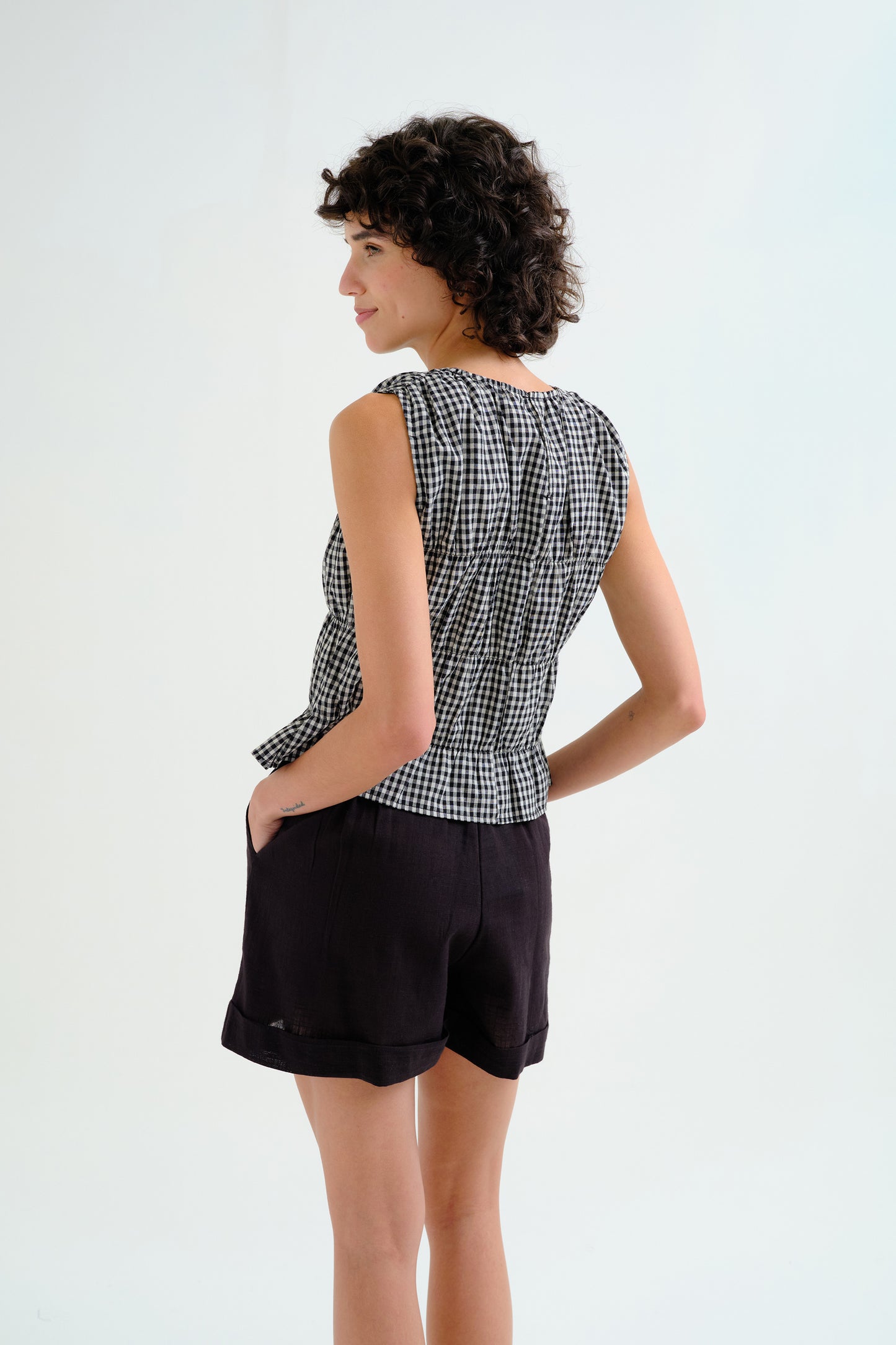 Gingham Pant
