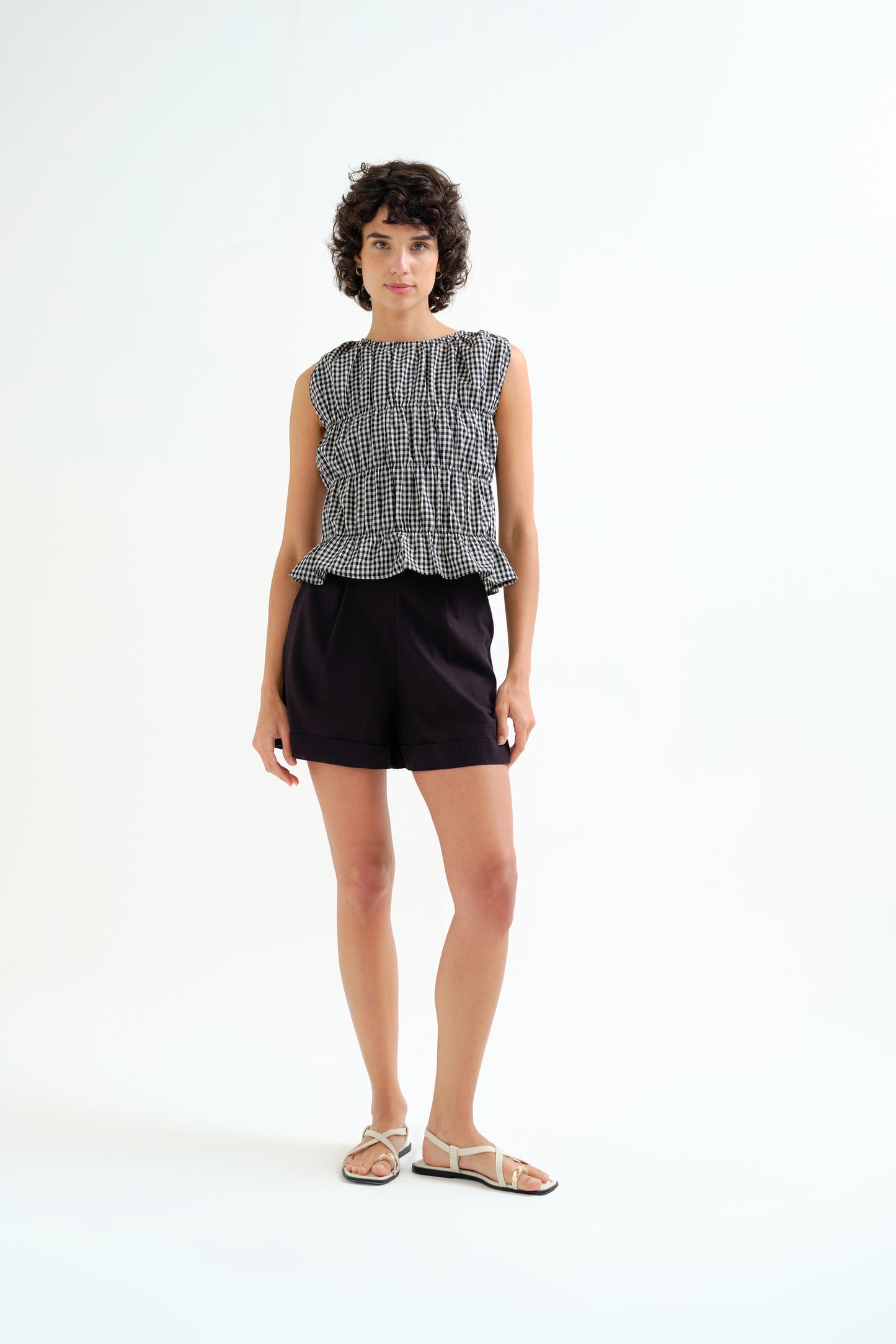 Gingham Pant