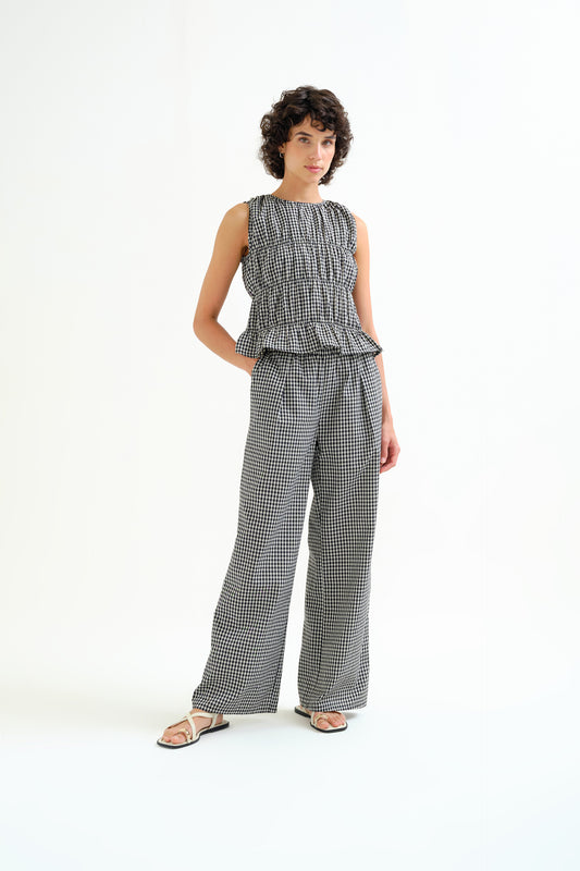 Gingham Pant
