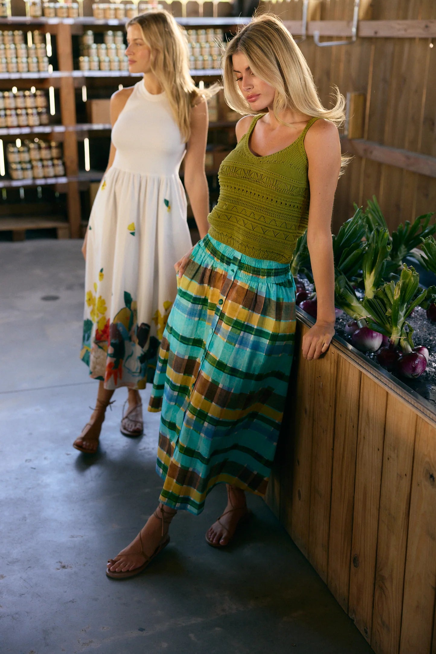 Iris Crochet Top in Meadowline