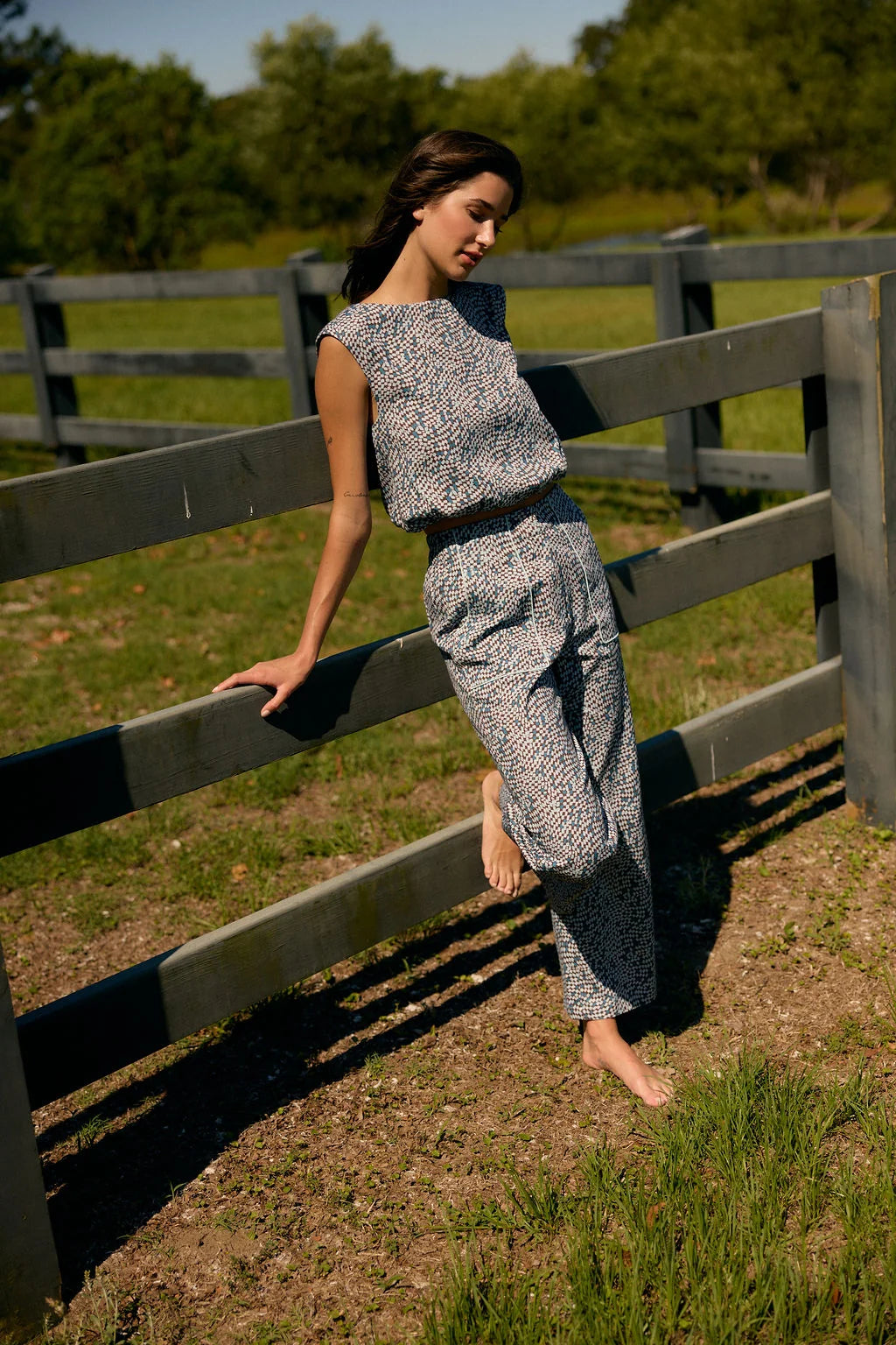 Abby Pants in Shale