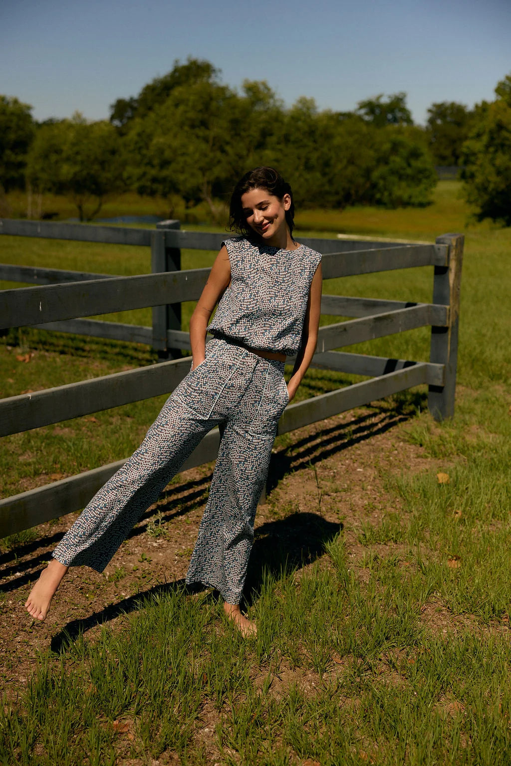 Abby Pants in Shale