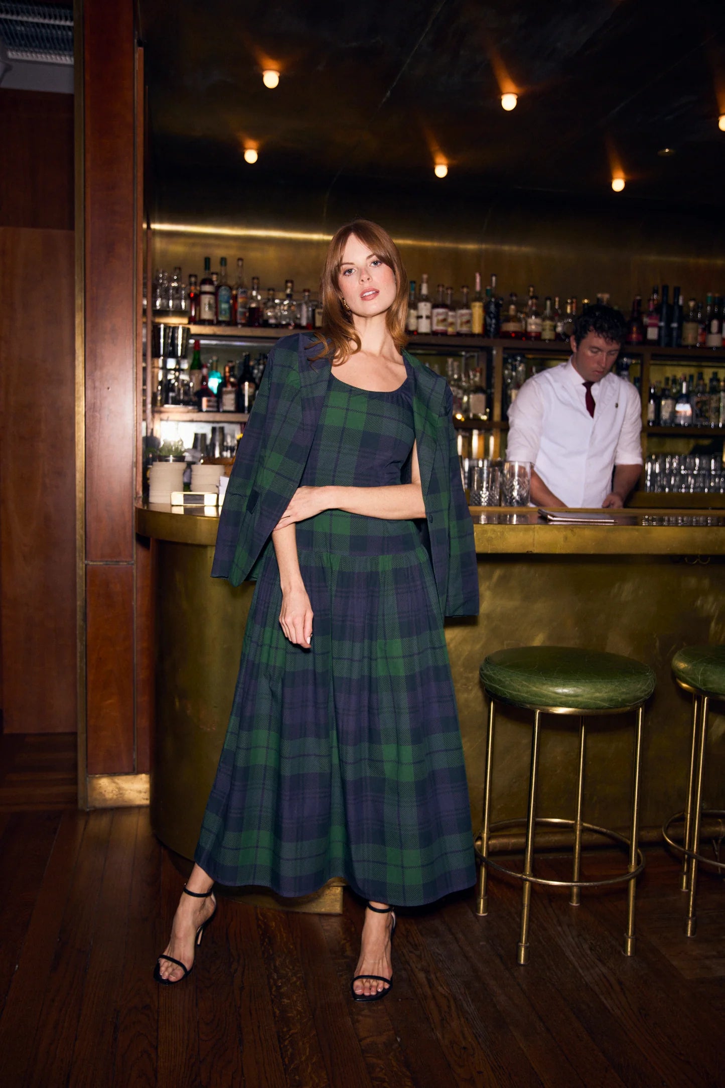 Annie Dress in Ralph's Tartan