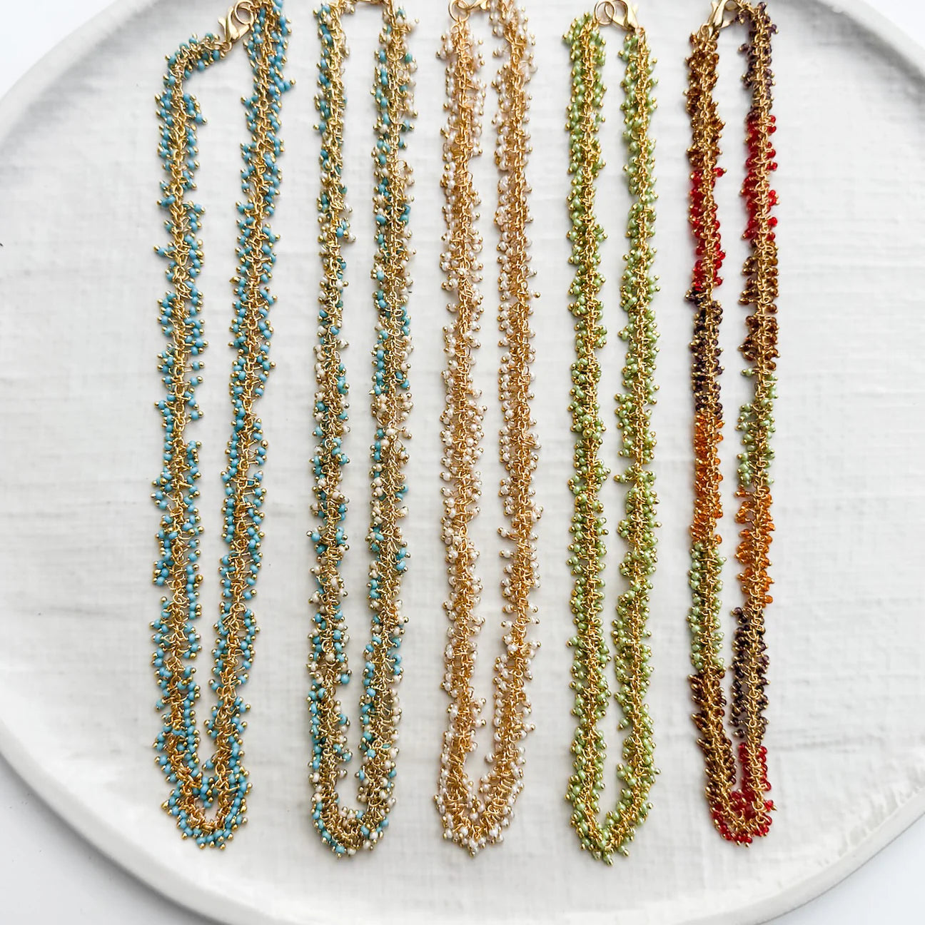 Cluster Rosary Necklace