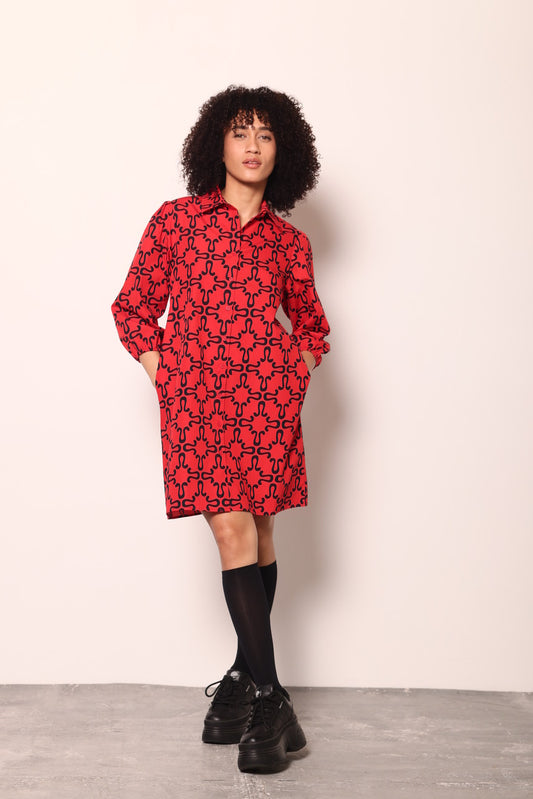 Ava Short Shirt Dress