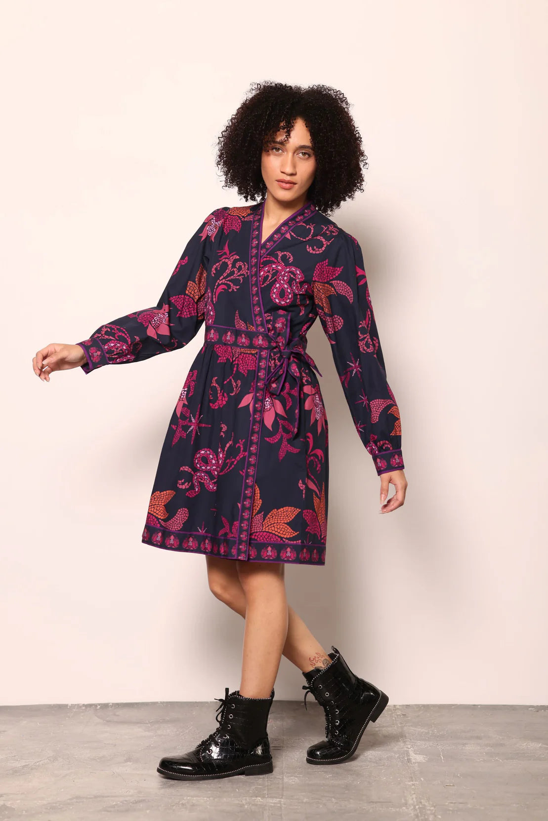 Cara Short Wrap Dress