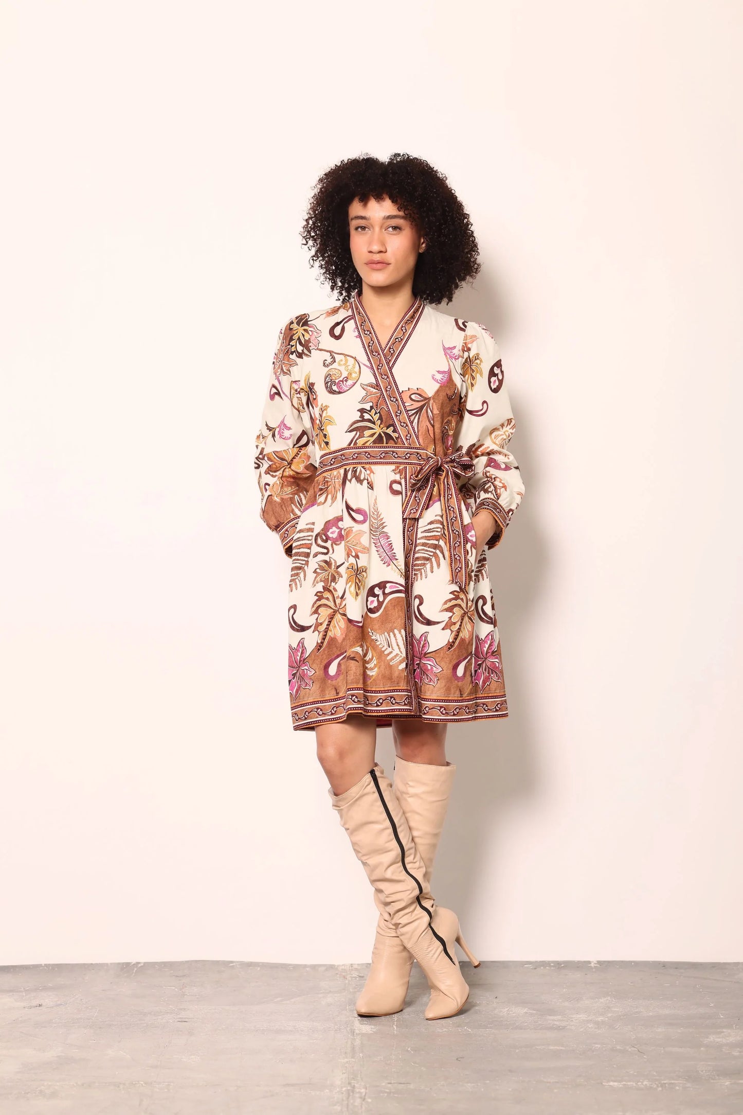 Cara Short Wrap Dress