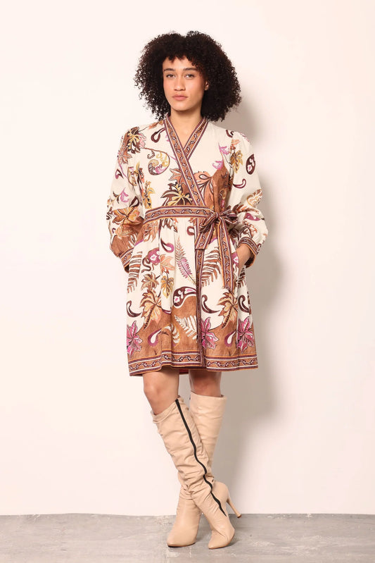 Cara Short Wrap Dress