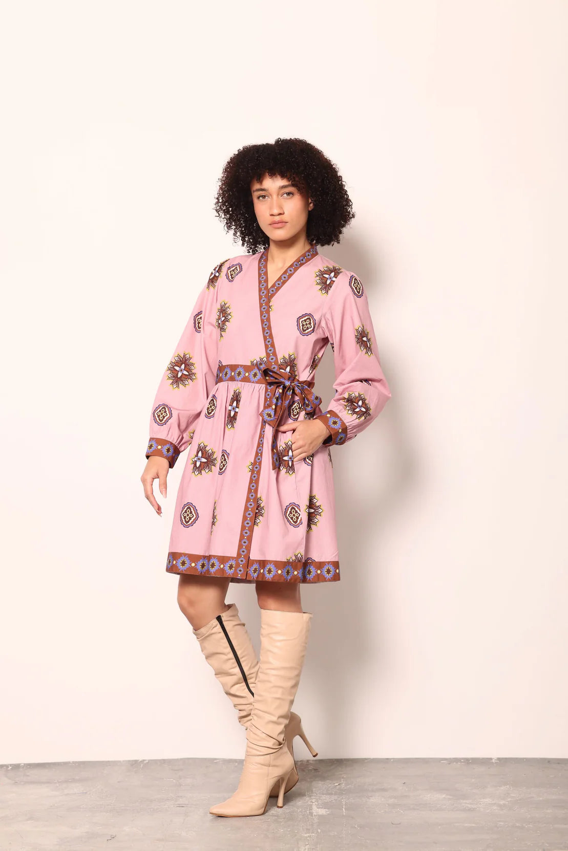 Cara Short Wrap Dress