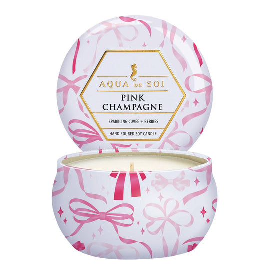 SOi Pink Champagne 4oz Limited Edition Tin Candles