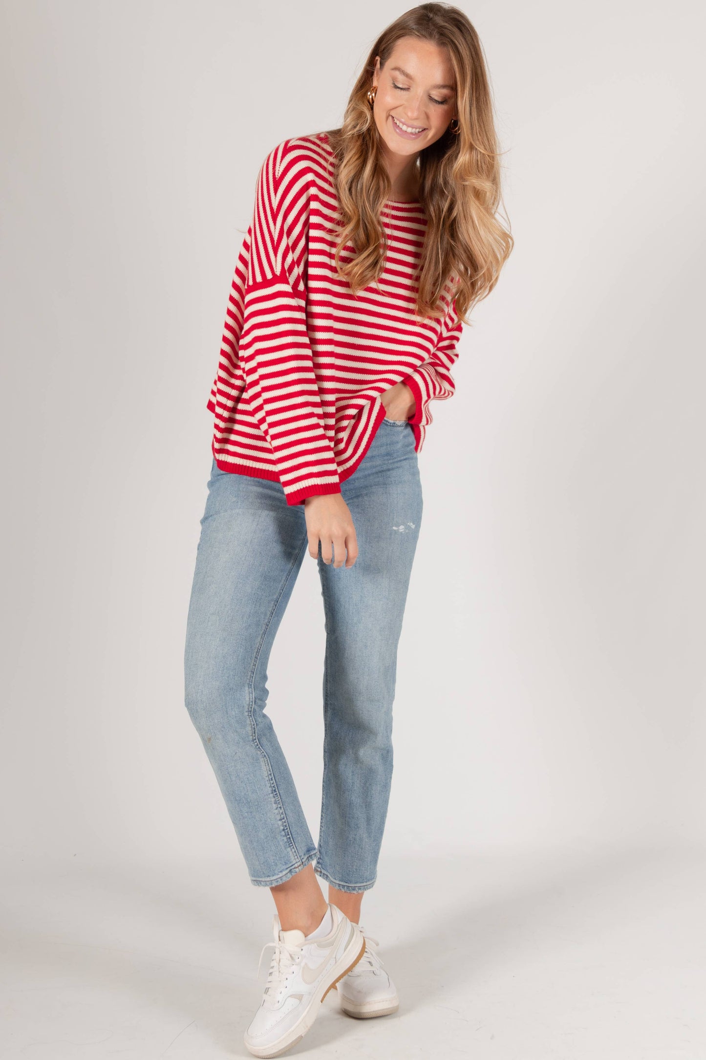 Striped T-Body Sweater