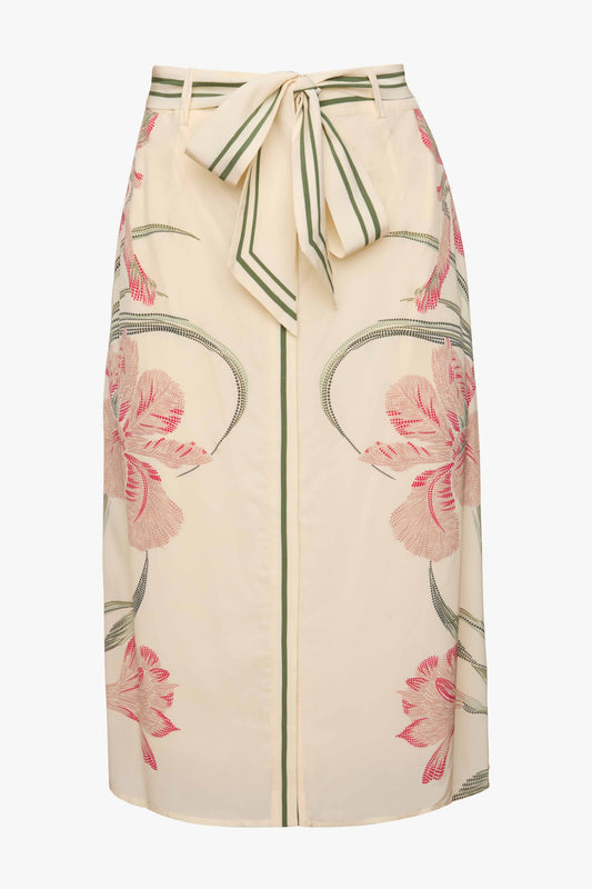 Claudette Skirt in Stippled Iris