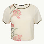 Tyra Top in Stippled Iris