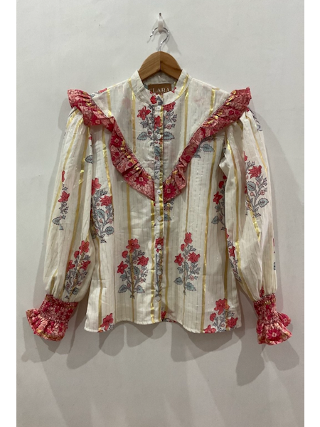 Chloe Blouse in Scarlett Blossom