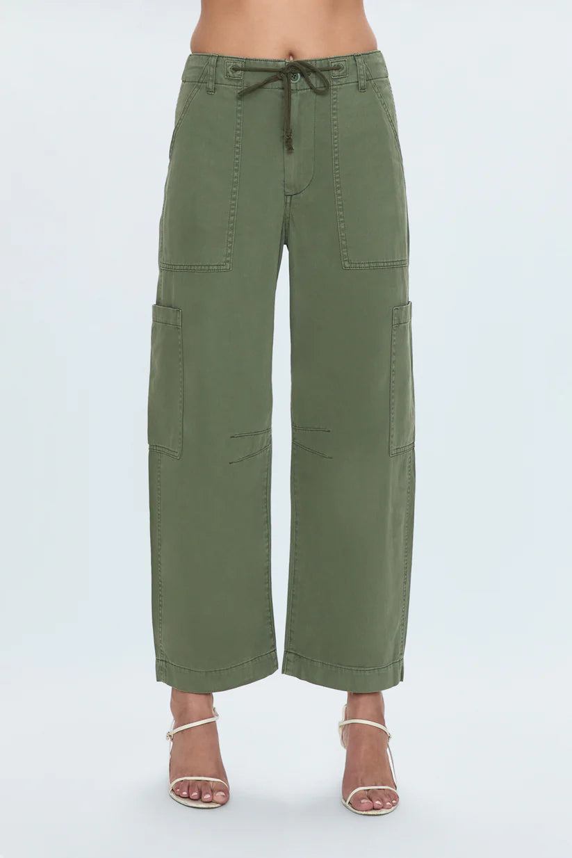 Sabrina Curved Utility Pants in Meadow