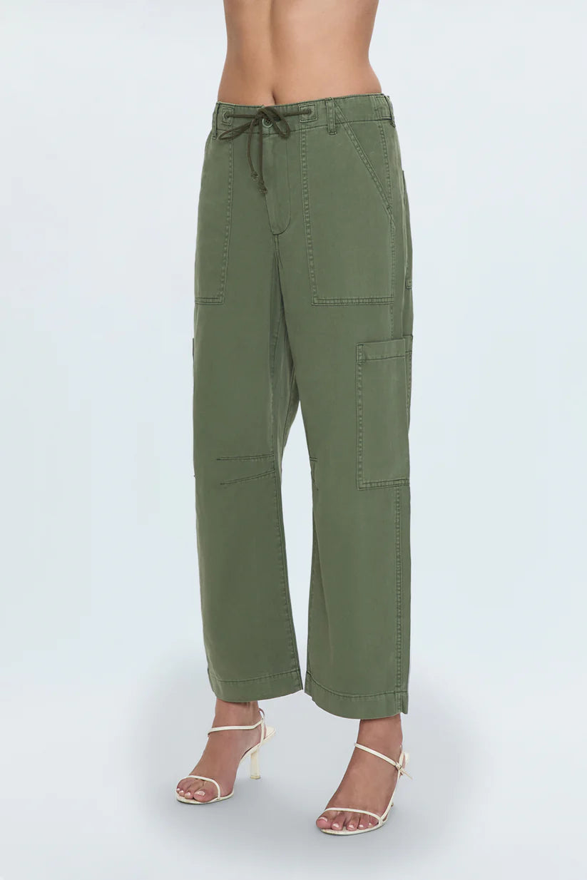 Sabrina Curved Utility Pants in Meadow