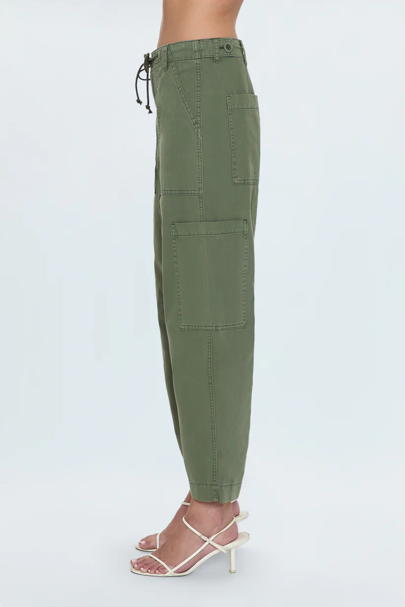 Sabrina Curved Utility Pants in Meadow