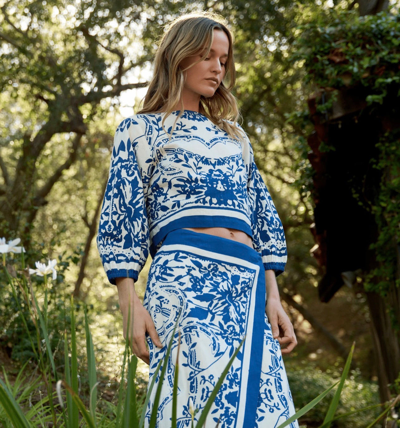 Lian Top in Altesse Print