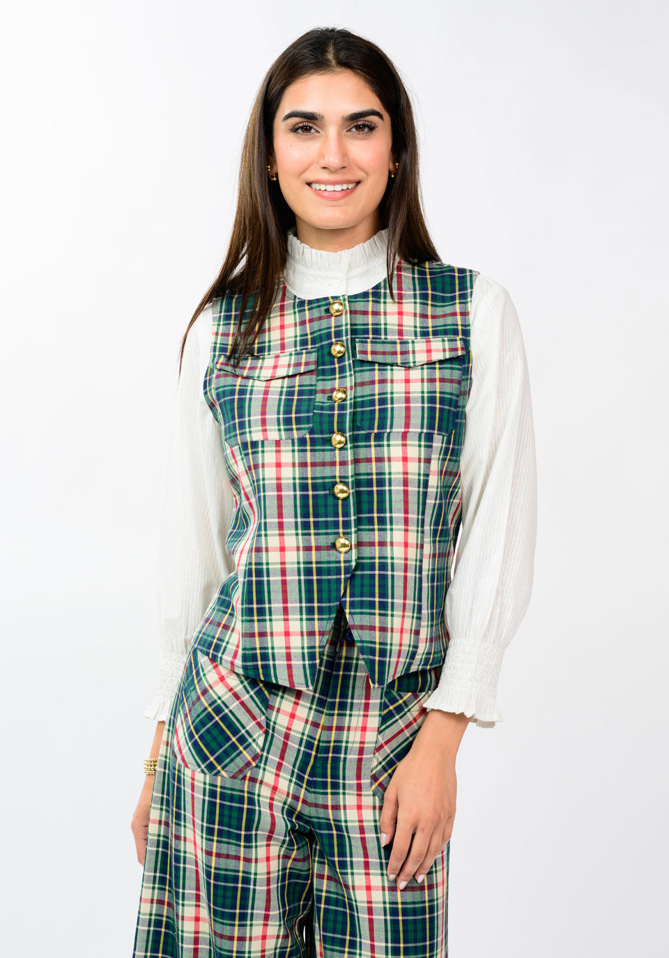 Hunter Tartan Plaid Vest