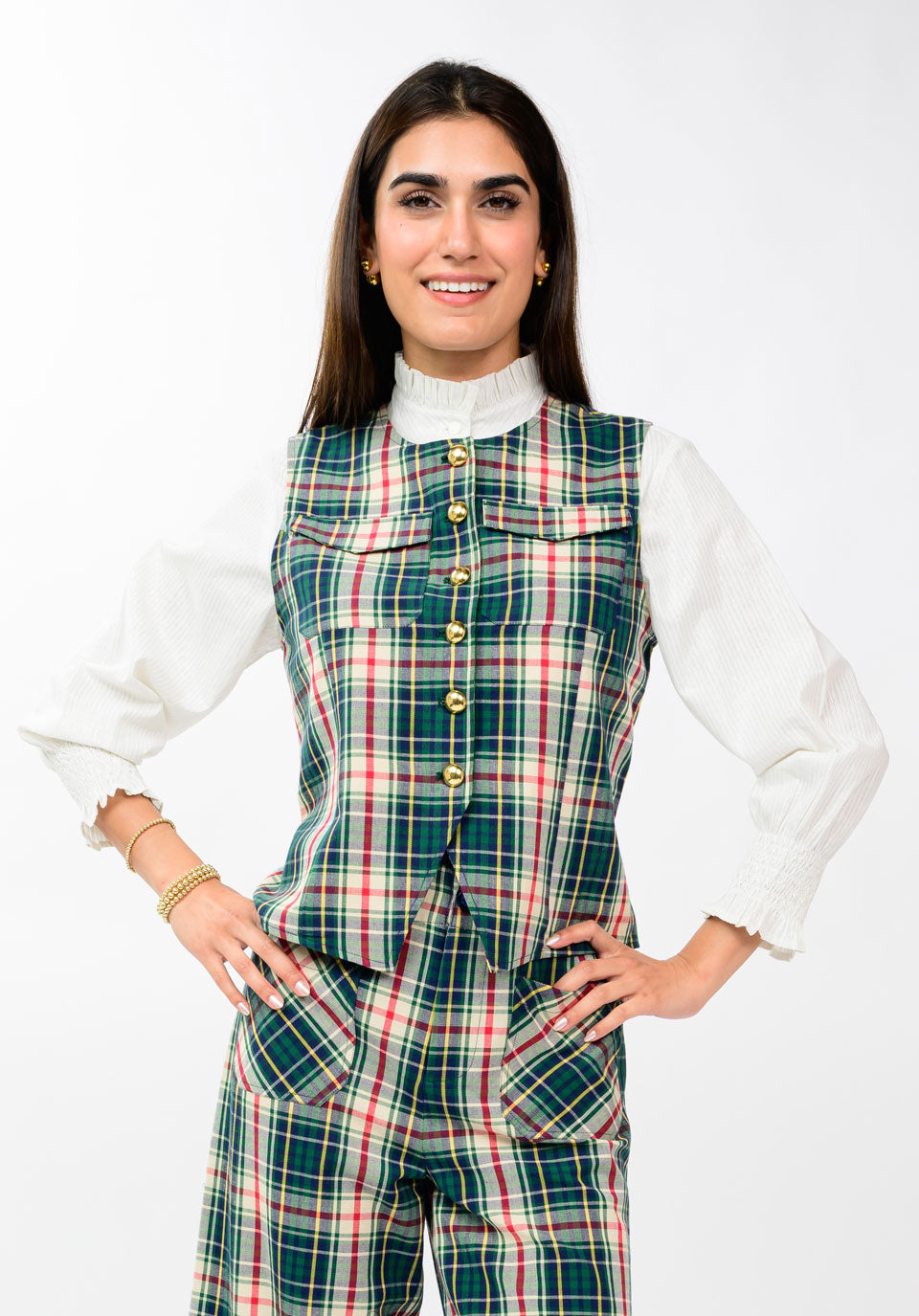 Hunter Tartan Plaid Vest