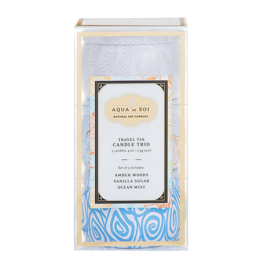 4 oz Nuovo Travel Tin  Soy Candles Trio Set