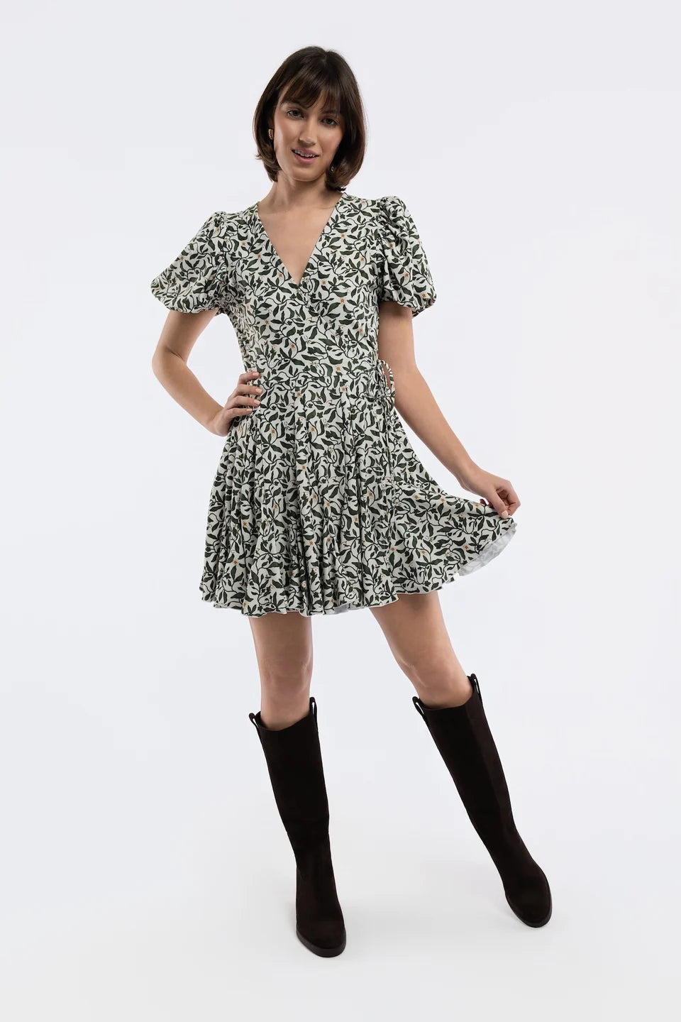 Pepper Dress in Lucky Vines