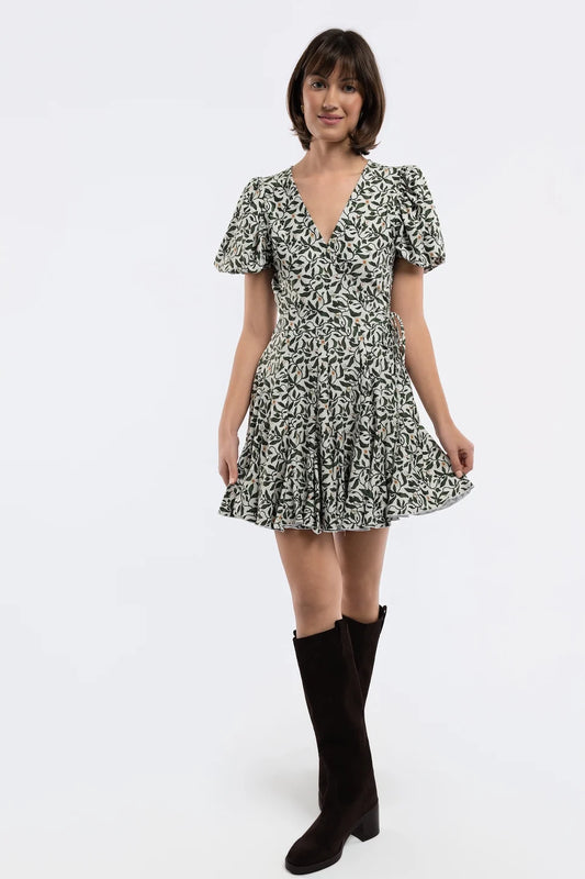 Pepper Dress in Lucky Vines