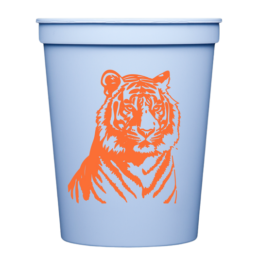 Orange Tiger Stadium Cups
