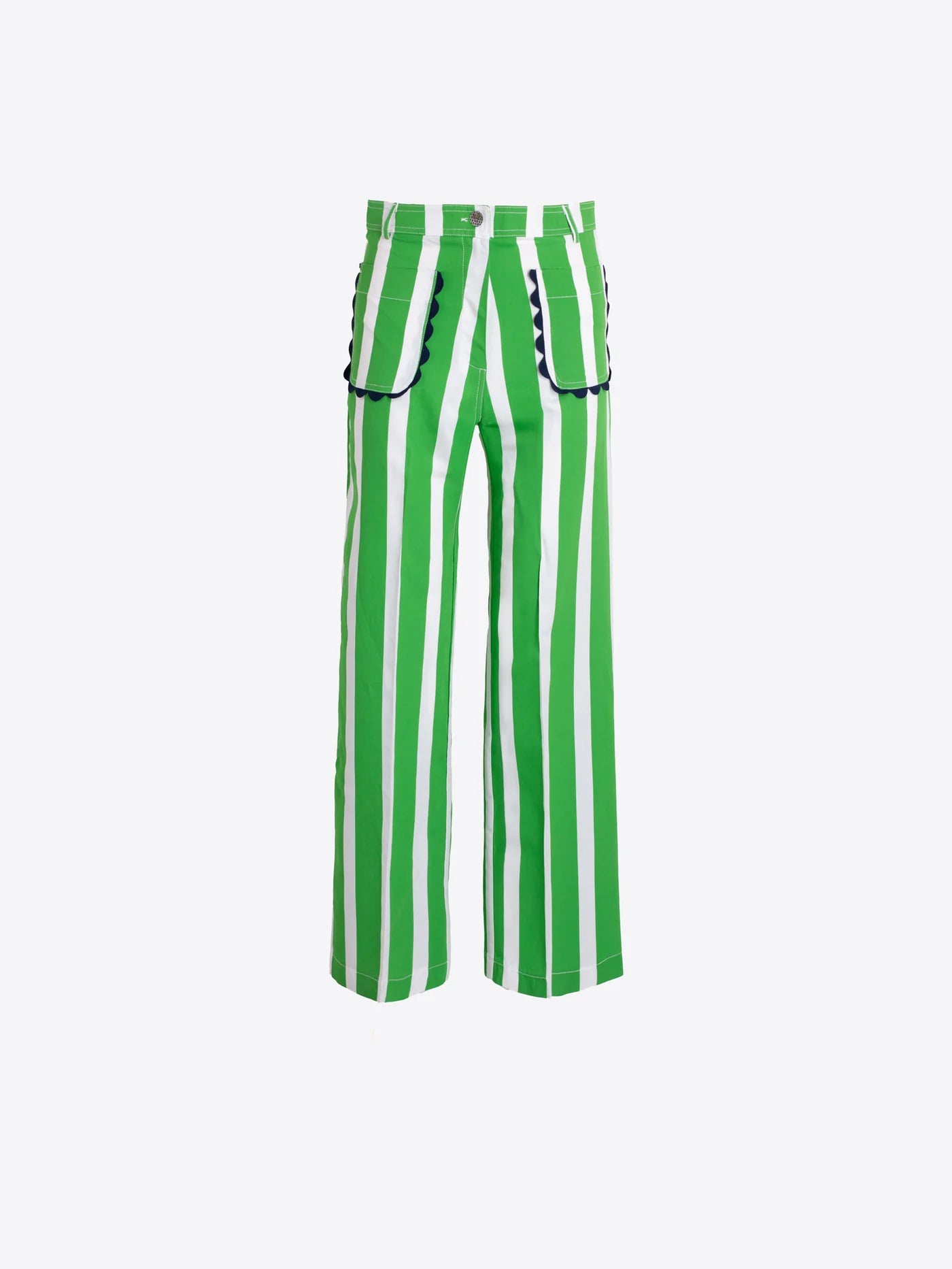 Sailor Striped Ricrac Pants