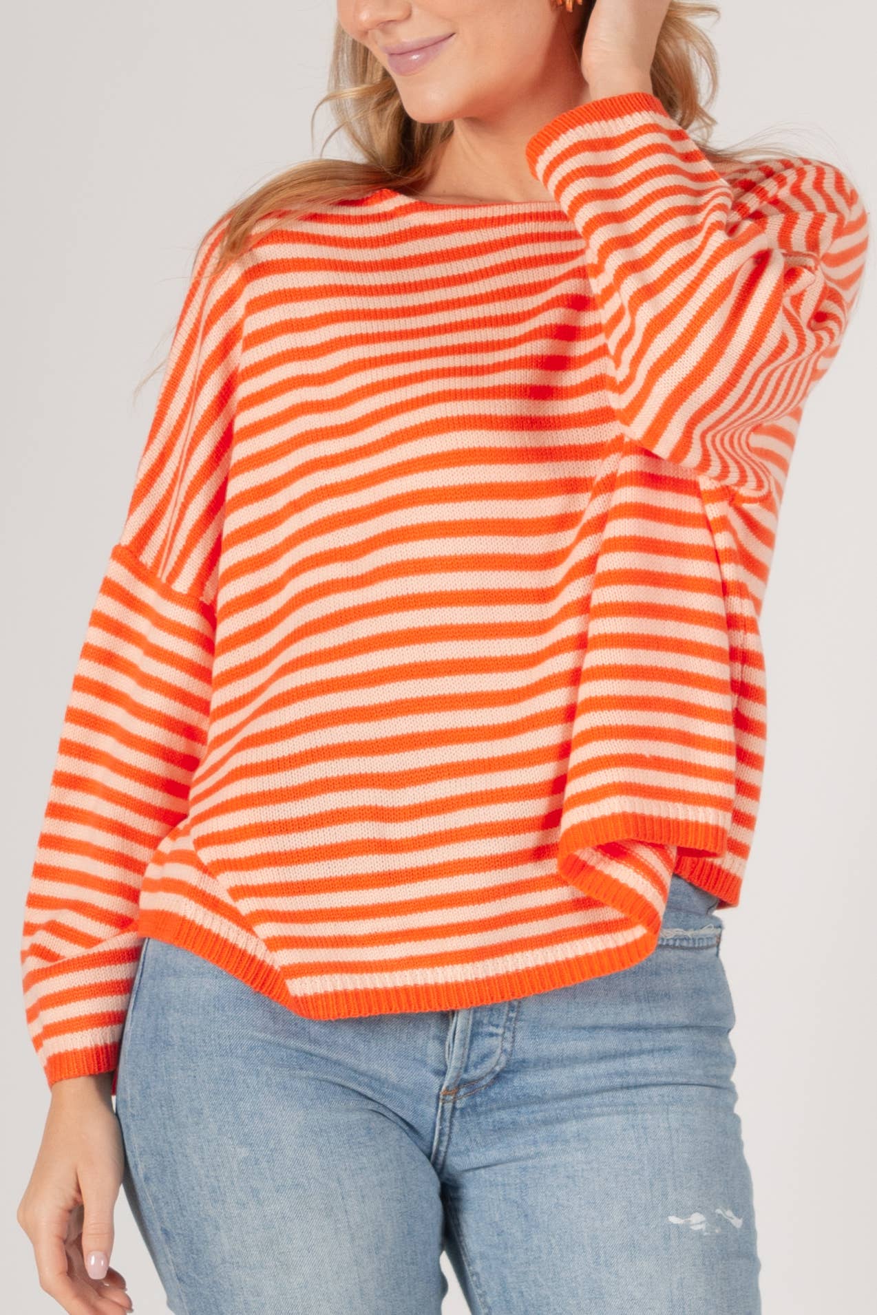Striped T-Body Sweater