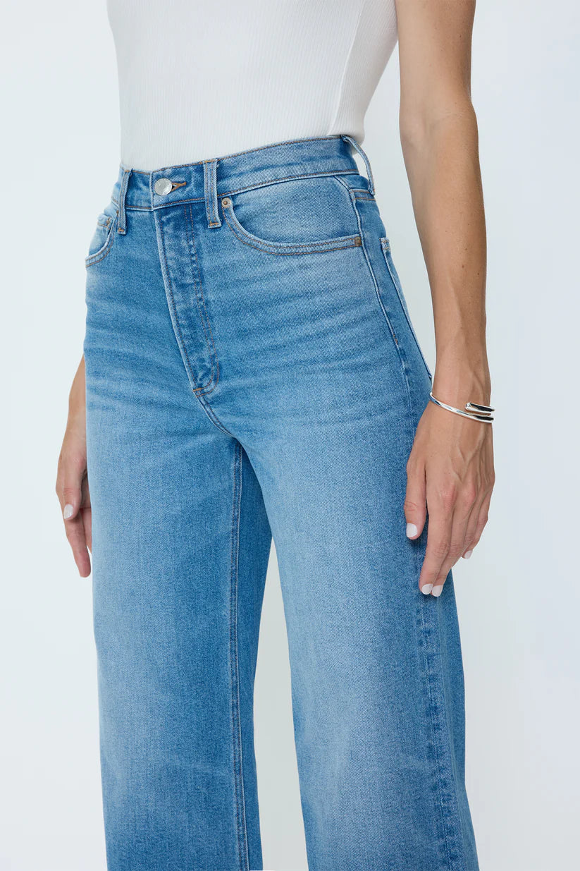 Lana Crop High Rise Ultra Wide Leg in Wild Heart