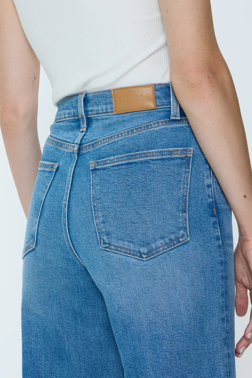 Lana Crop High Rise Ultra Wide Leg in Wild Heart