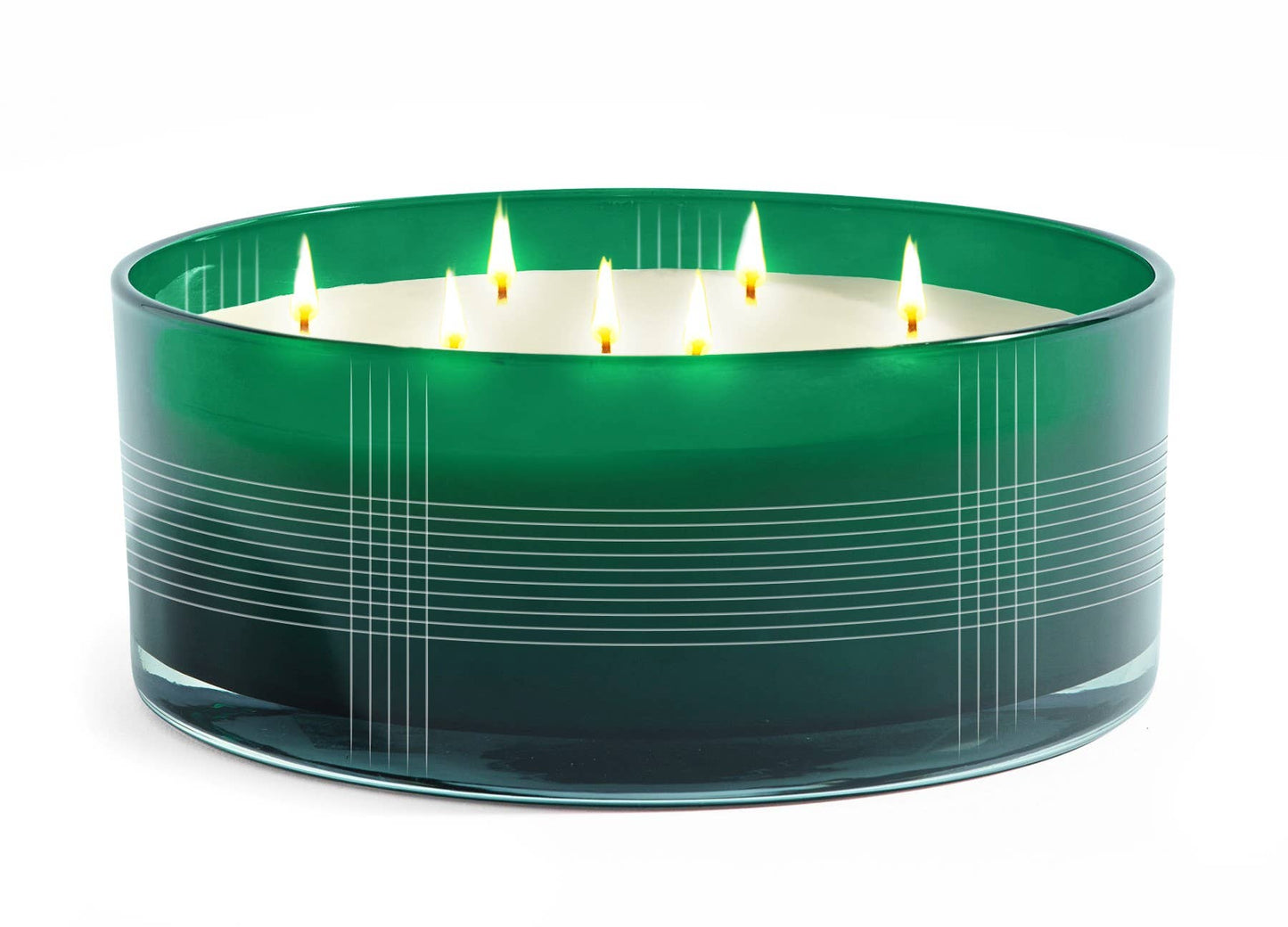 SOi Mistletoe & Holly Plaid XL 60oz Centerpiece 7 Wick Candle