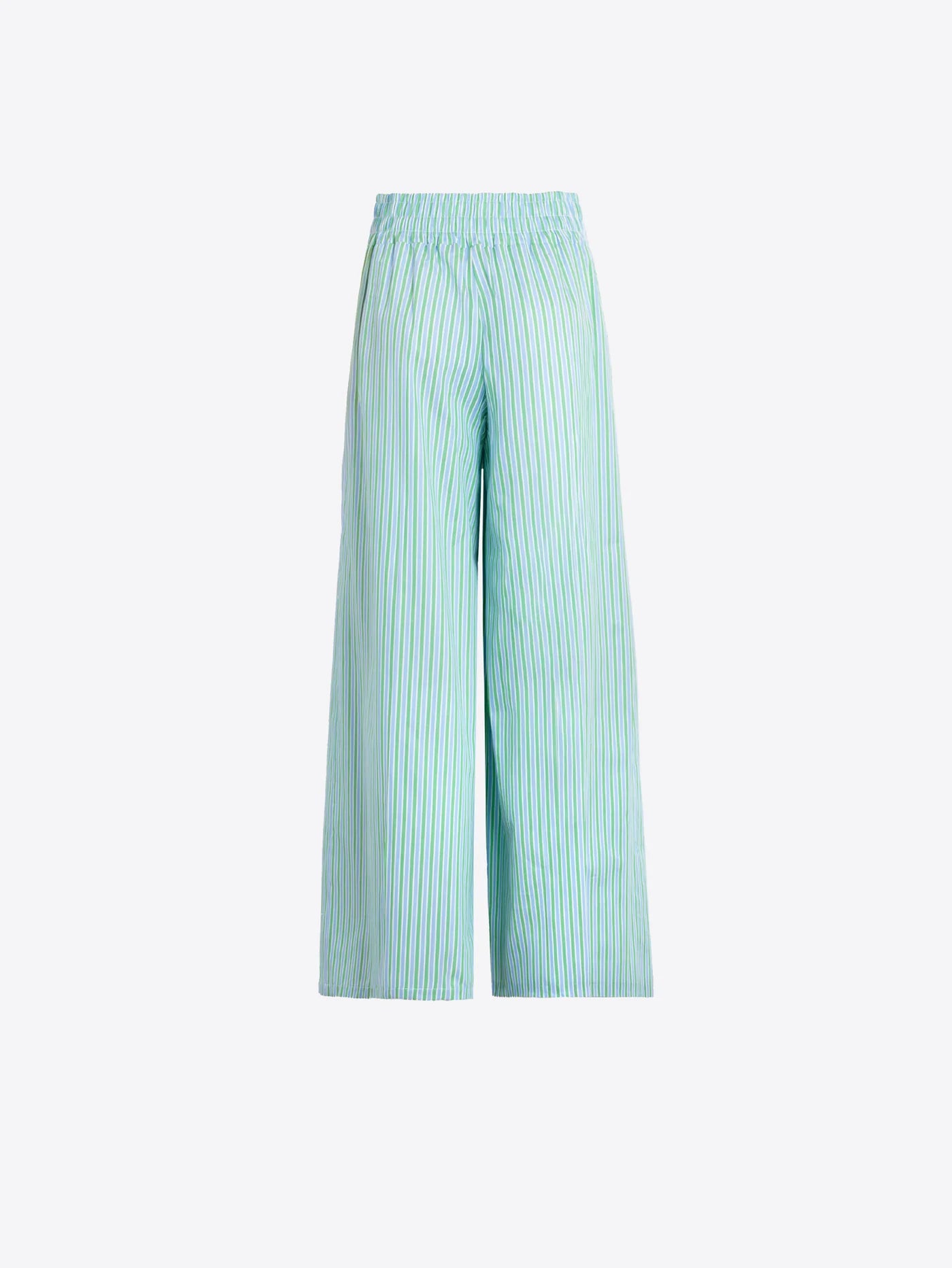 Striped Pleated Trousers