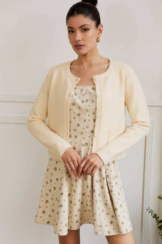Button Up Long Sleeve Cardigan