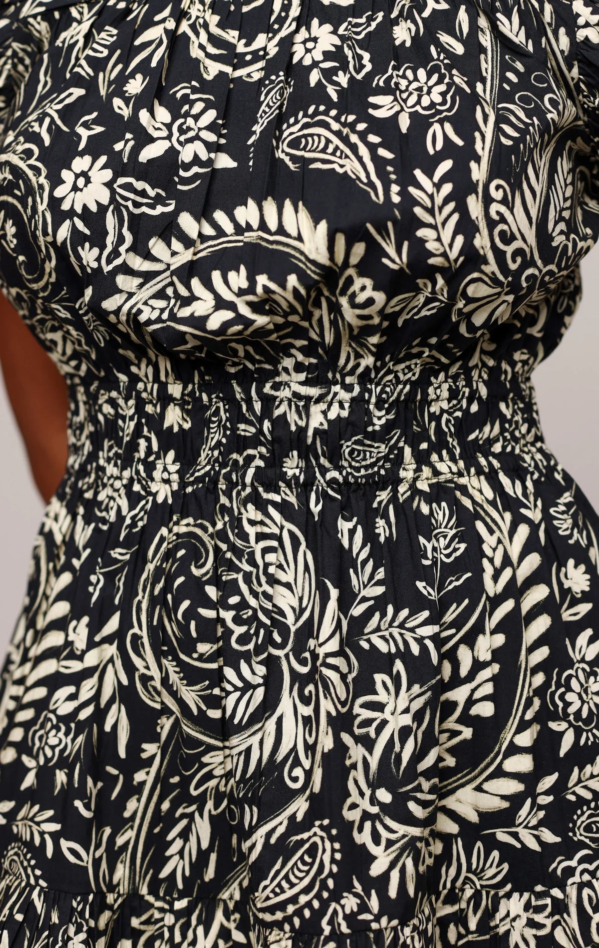 Aisha Dress in Midnight Botanica
