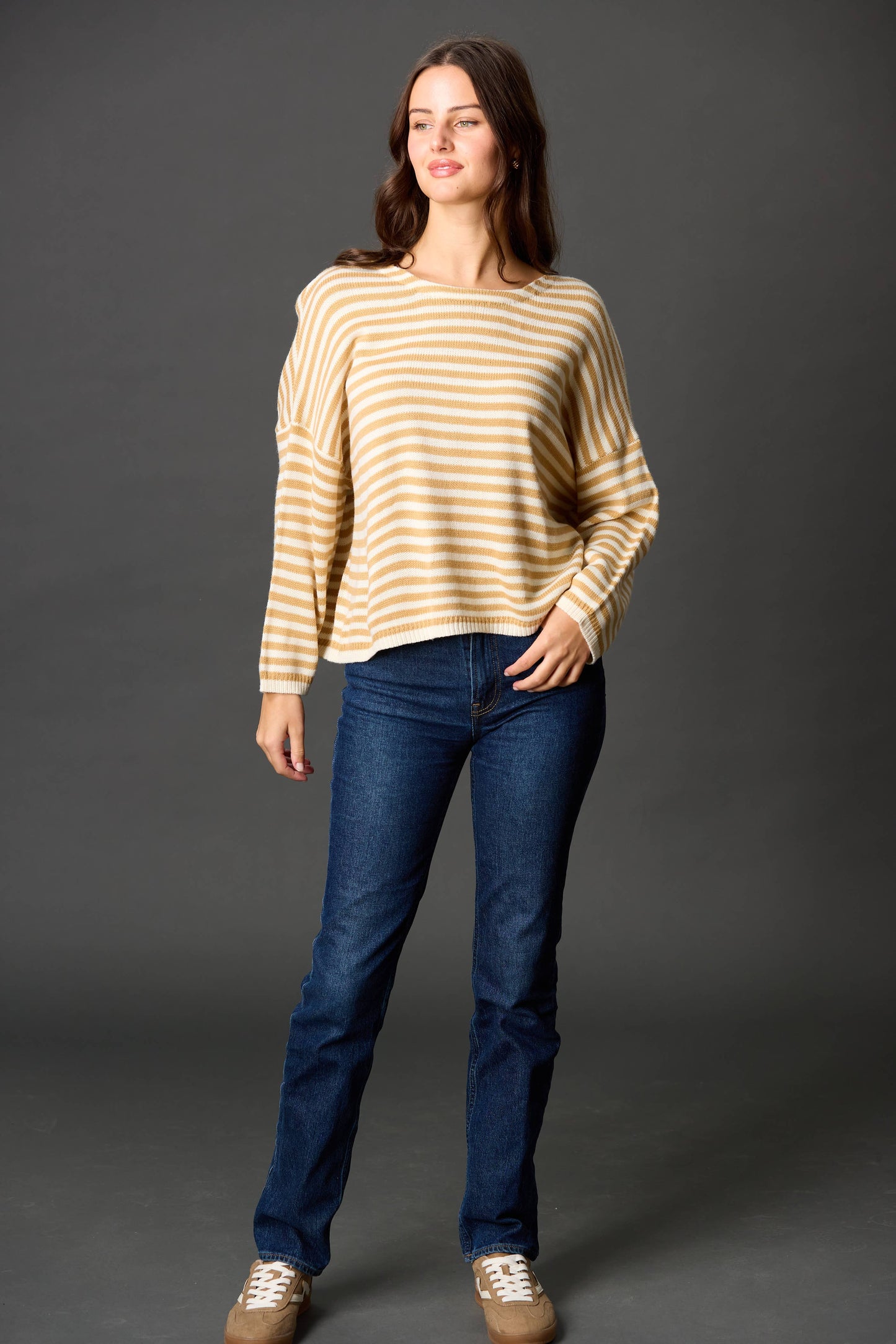 Striped T-Body Sweater