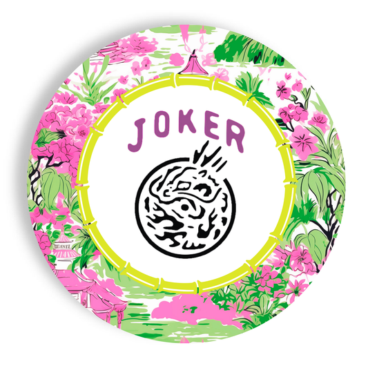 Mahjong Joker 24ct 7" Paper Plates– Dessert Separates
