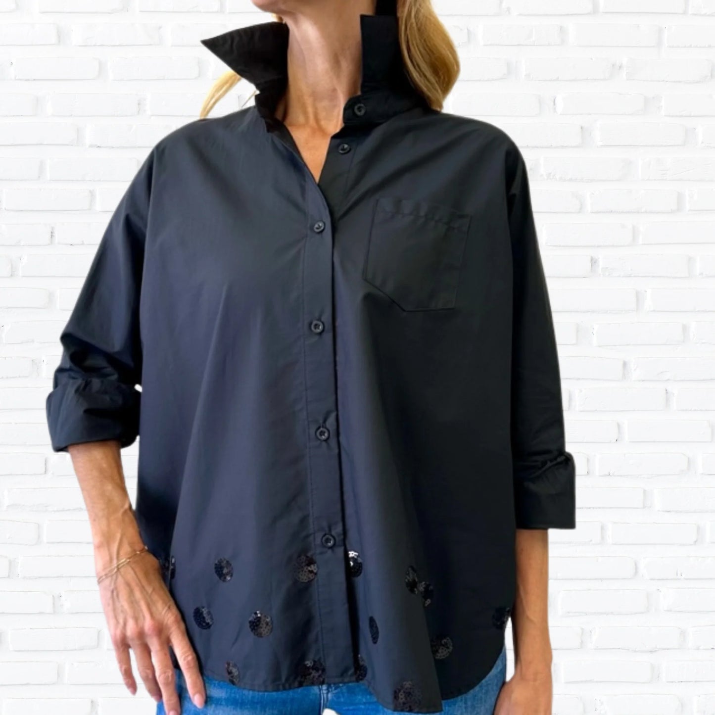 Abby Long Sleeve Swing Top Holiday