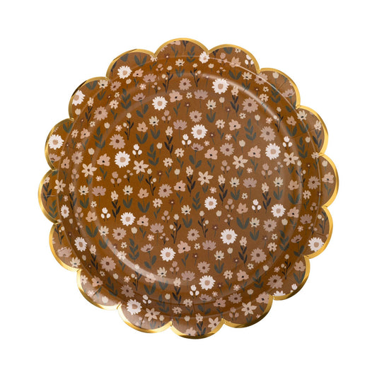 PLPL1386 - Warm Floral Plate