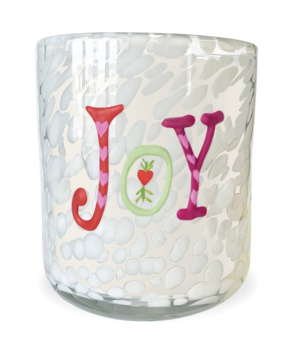 SOi JOY Holiday Confetti Hand Painted Icon 12oz Candle