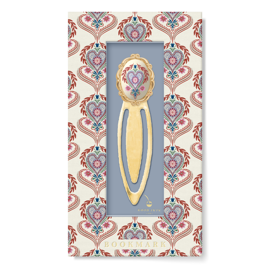 Folk Heart Metal Clip Bookmark