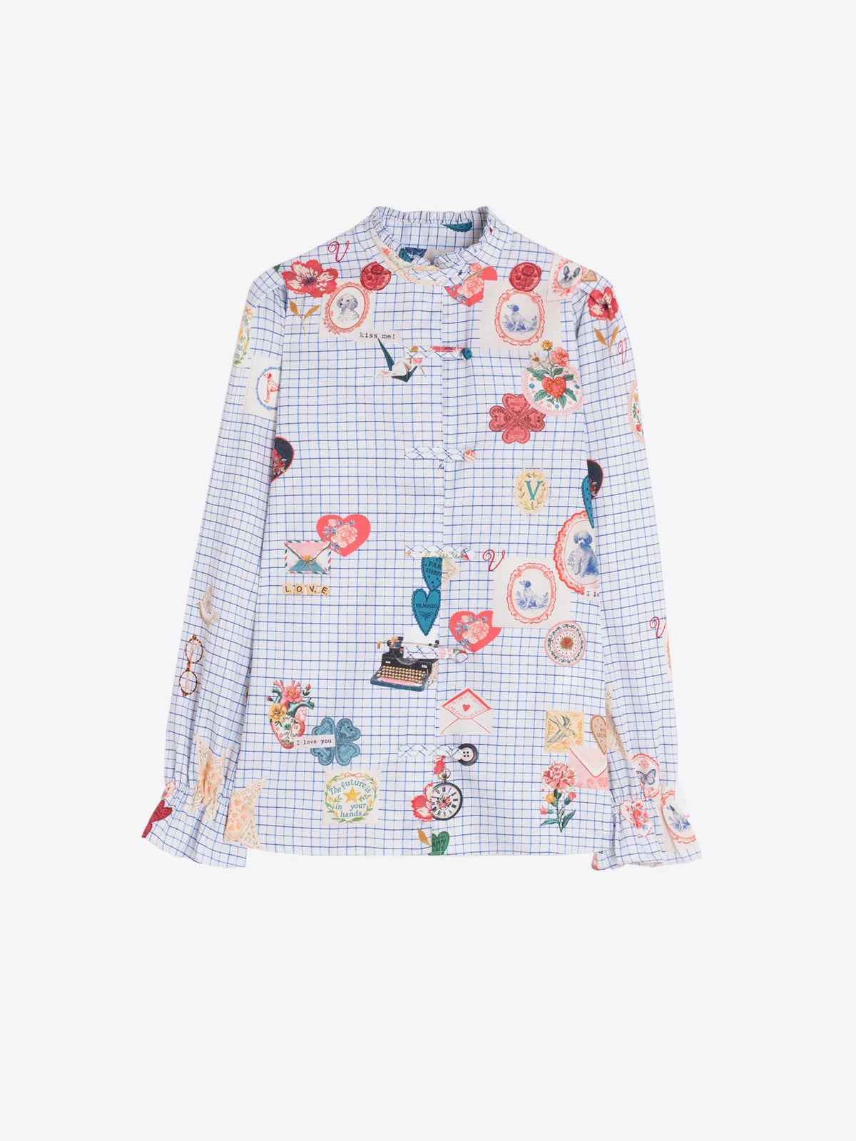 Gingham Love Note Blouse