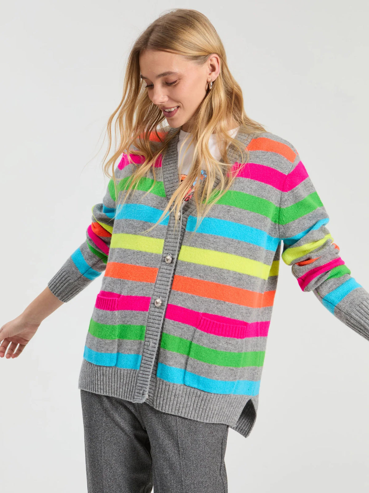Alina Stripe Cardigan