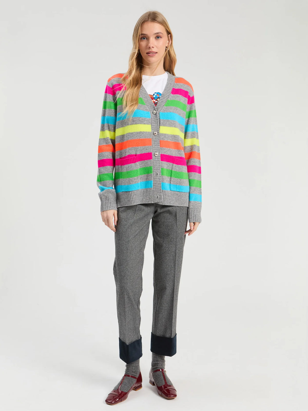 Alina Stripe Cardigan