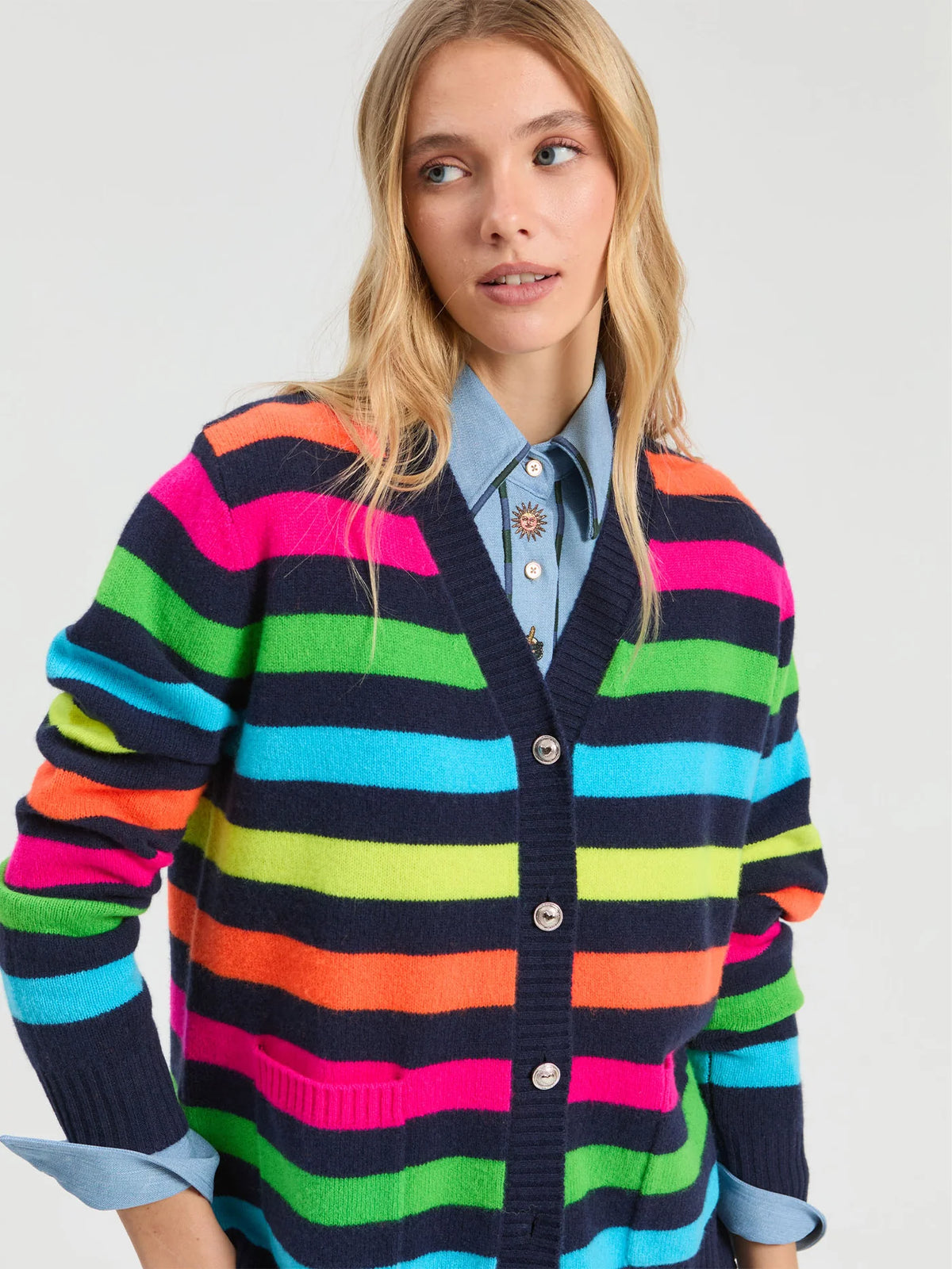 Alina Stripe Cardigan